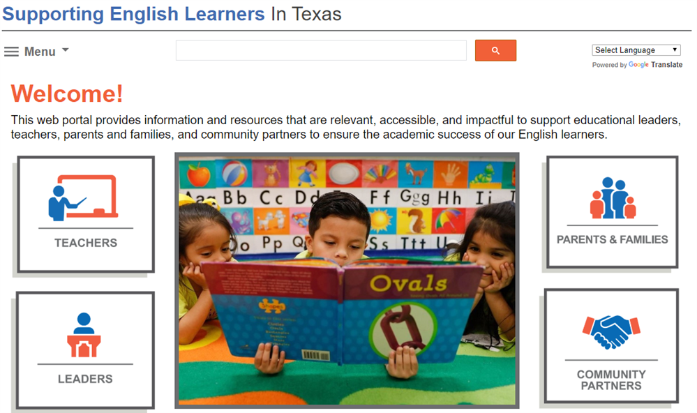 English Learner Portal: Information for Parents, Teachers, School Leaders, and Partners
